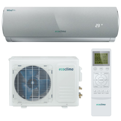 Ecoclima ECW/I-09QCG/EC/I-09QC(Cеребро) Wind Line Inverter Silver