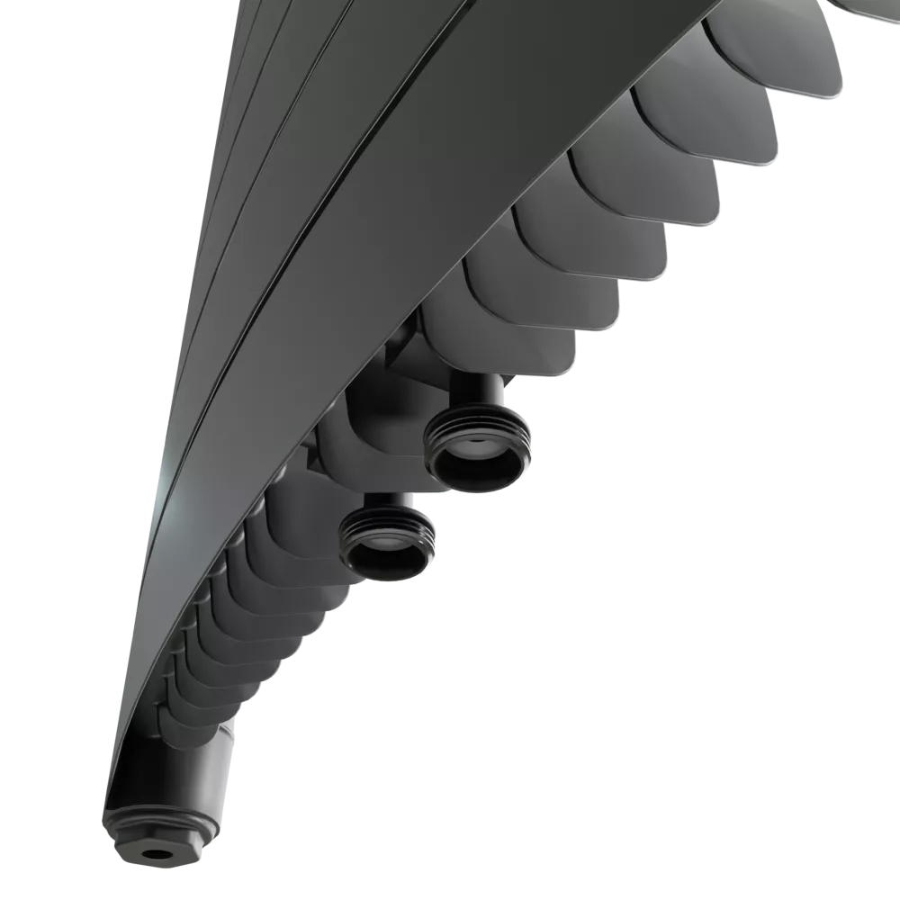 Rifar CONVEX Ventil 500 18 секций, нижнее подключение (титан) Rifar CONVEX Ventil 500 18 секций, нижнее подключение (титан)