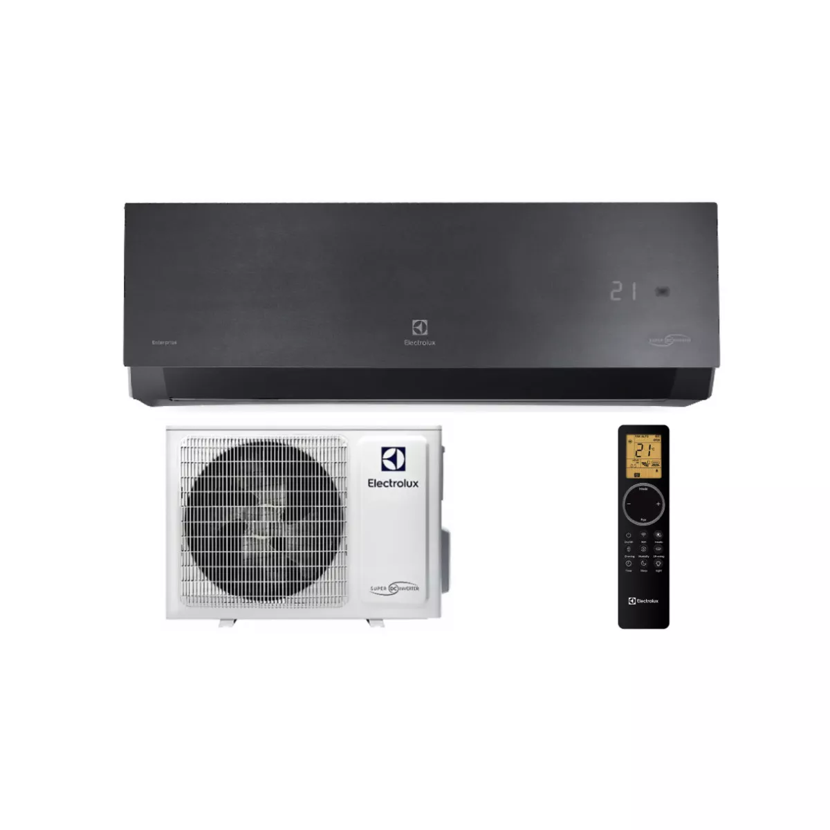 Electrolux EACS/I-24HEN-BLACK/N8 ENTERPRISE BLACK Super DC Inverter Electrolux EACS/I-24HEN-BLACK/N8 ENTERPRISE BLACK Super DC Inverter