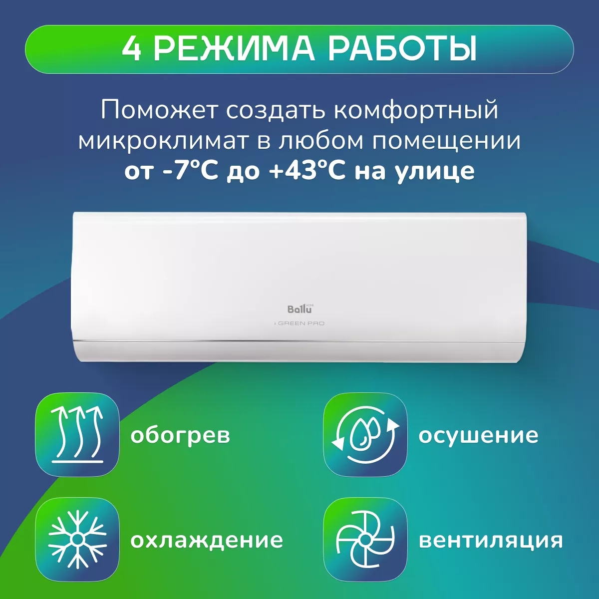 Ballu BSAG-12HN8 iGreen Pro Ballu BSAG-12HN8 iGreen Pro