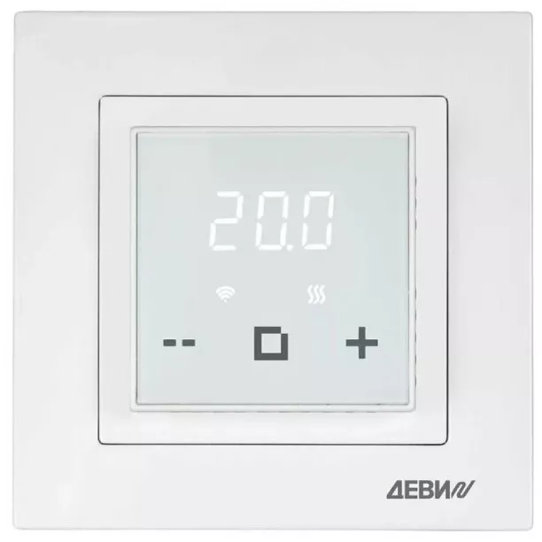 Devi Classy c Wi-Fi, с датчиком пола, белый, 16А Devi Classy c Wi-Fi, с датчиком пола, белый, 16А