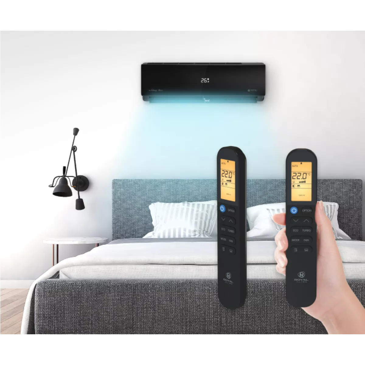 Royal Clima RCI-AN70HN ATTICA NERO Inverter Royal Clima RCI-AN70HN ATTICA NERO Inverter