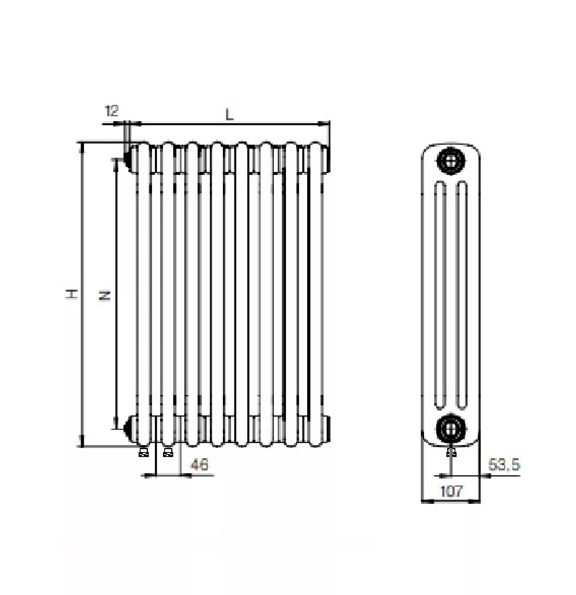Rifar TUBOG VENTIL TUB 3057 22 секции (белый) Rifar TUBOG VENTIL TUB 3057 22 секции (белый)